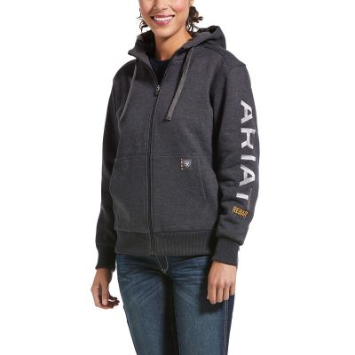 Ariat Rebar All-Weather - Hoodie DiepGrijs Dames - 34718-247